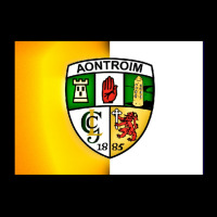 Antrim Gaa Mask Cropped Hoodie | Artistshot