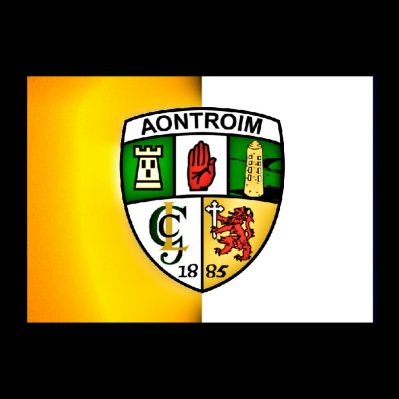 Antrim Gaa Mask Cropped Hoodie by NICHOLASGIBSONN | Artistshot