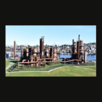 Gas Works Park Scorecard Crop Tee | Artistshot