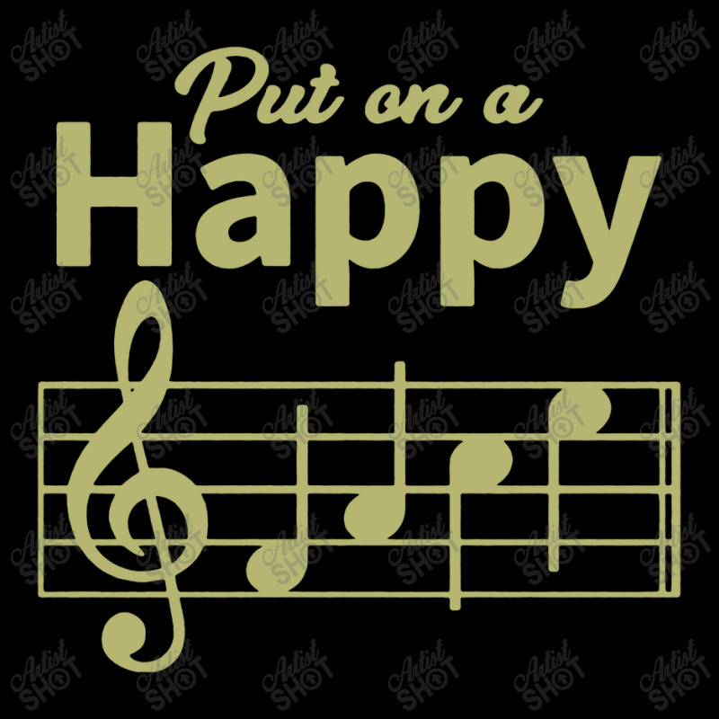 Musician Music Gift, Happy Face Musical Notes, Funny Music Pocket T-shirt | Artistshot