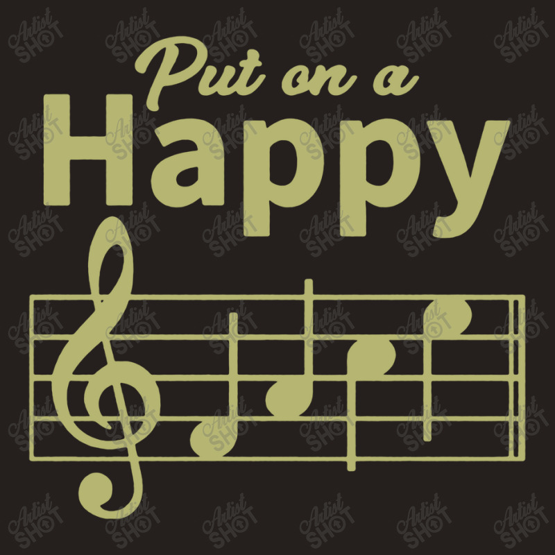 Musician Music Gift, Happy Face Musical Notes, Funny Music Tank Top | Artistshot