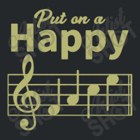 Musician Music Gift, Happy Face Musical Notes, Funny Music Crewneck Sweatshirt | Artistshot