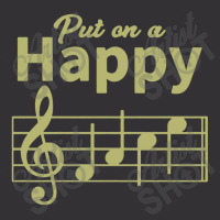 Musician Music Gift, Happy Face Musical Notes, Funny Music Vintage Hoodie | Artistshot