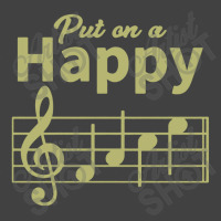 Musician Music Gift, Happy Face Musical Notes, Funny Music Vintage T-shirt | Artistshot