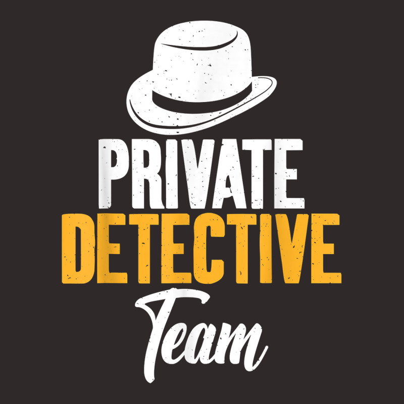 Private Detective Team Investigator Investigation Graphic T Shirt Racerback Tank by rennambka | Artistshot