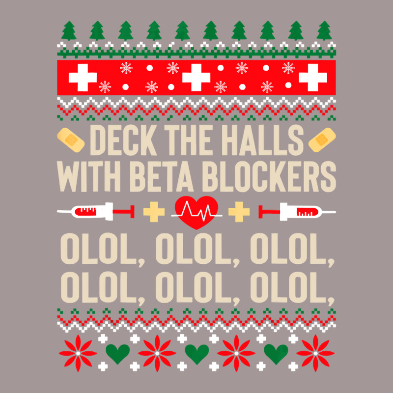 Deck The Halls With Beta Blockers Nurse Ugly Christmas Vintage Short by PeterArtist | Artistshot