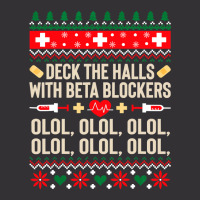 Deck The Halls With Beta Blockers Nurse Ugly Christmas Vintage Hoodie And Short Set | Artistshot