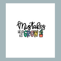 Mistakes Help Us Grow  Sleeveless Top Unisex Sherpa-lined Denim Jacket | Artistshot