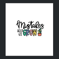 Mistakes Help Us Grow  Sleeveless Top Crewneck Sweatshirt | Artistshot