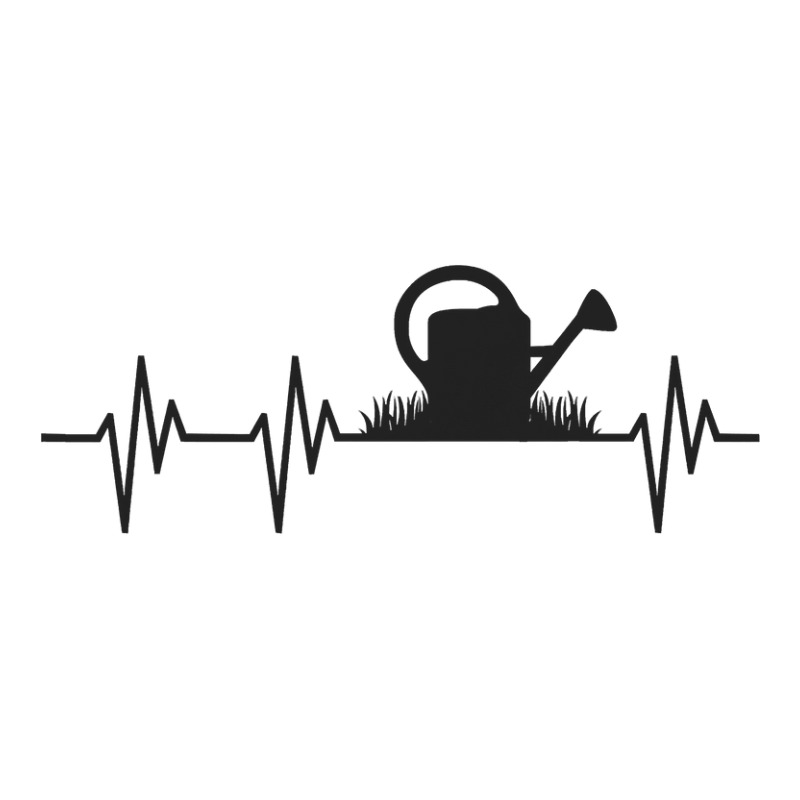 Watering Can Heartbeat Gardening Gardener T  Gift Light Sticker | Artistshot