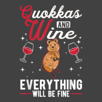 Quokka And Wine Short Tailed Kangaroo Quokka T Shirt Vintage T-shirt | Artistshot