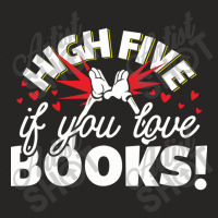 High Five If You Love Books Ladies Fitted T-shirt | Artistshot