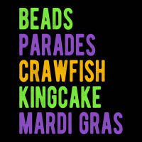 Beads, Parades, Crawfish, Kingcake, Mardi Gras Toddler 3/4 Sleeve Tee | Artistshot