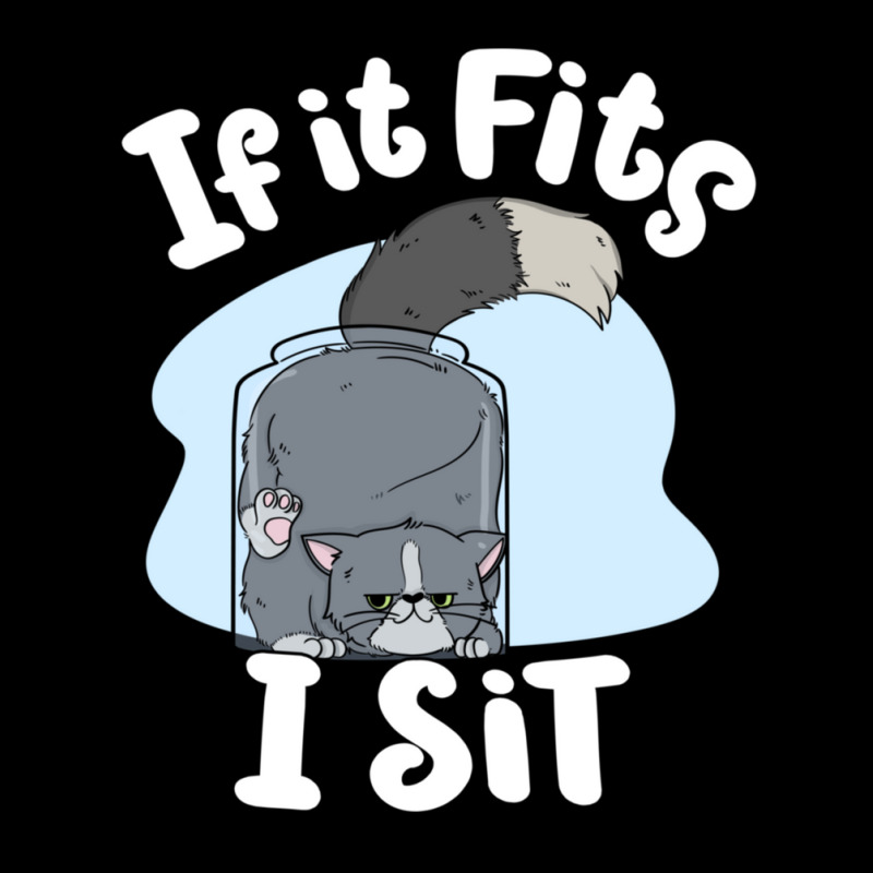 If It Fits I Sit Cute Canister Cat Fitness Animal Lover Toddler Sweatshirt | Artistshot