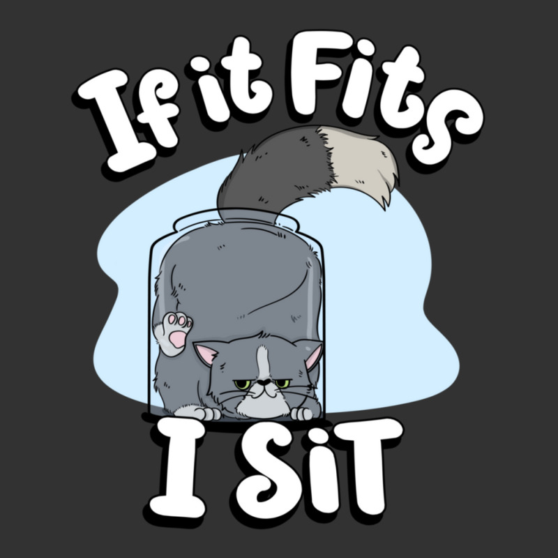 If It Fits I Sit Cute Canister Cat Fitness Animal Lover Baby Bodysuit | Artistshot