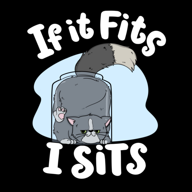 If It Fits I Sits Cute Canister Cat Fitness Animal Lover Youth Jogger | Artistshot