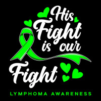 Hot Trend His Fight Is Our Fight Non-hodgkin Lymphoma Awareness V-neck Tee | Artistshot