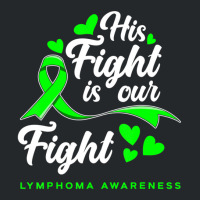 Hot Trend His Fight Is Our Fight Non-hodgkin Lymphoma Awareness Crewneck Sweatshirt | Artistshot