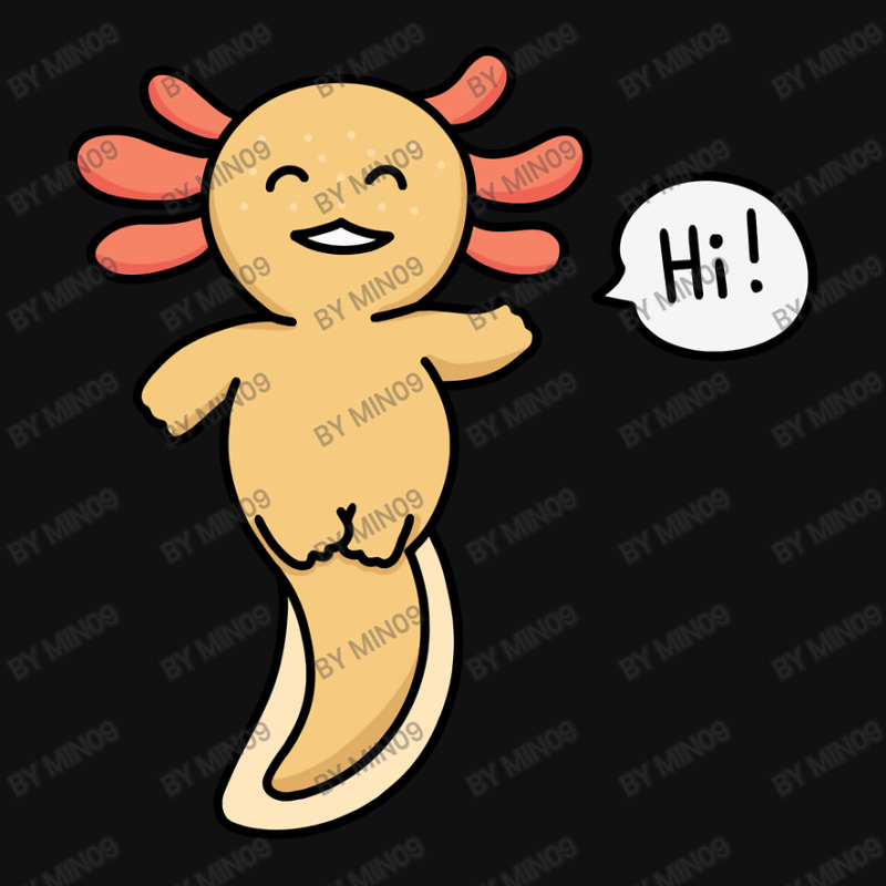 Golden Albino Axolotl (yellow Axolotl) Saying Baby Beanies | Artistshot