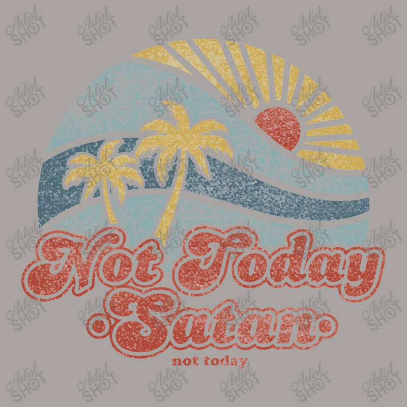 Not Today Satan Racerback Tank by curutputihgot | Artistshot