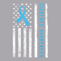 T1d Blue Ribbon Usa Flag Type 1 Diabetes Awareness Month T Shirt Youth 3/4 Sleeve | Artistshot