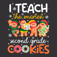 I Teach The Smartest Second Grade Cookies Teacher Christmas T Shirt Vintage Short | Artistshot