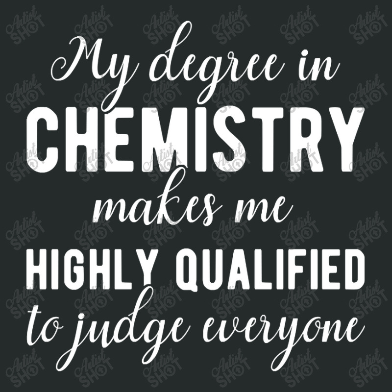 Chemistry Degree Funny Quote Women's Triblend Scoop T-shirt by Rios Arevalo | Artistshot