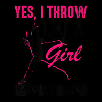 Yes, I Throw Like A Girl Cool Pitchers Softball Adjustable Cap | Artistshot