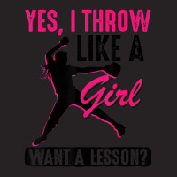 Yes, I Throw Like A Girl Cool Pitchers Softball Vintage Cap | Artistshot