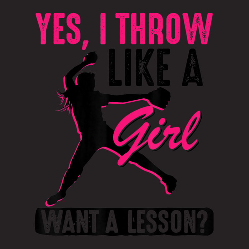 Yes, I Throw Like A Girl Cool Pitchers Softball Vintage Cap by rastyrocl | Artistshot