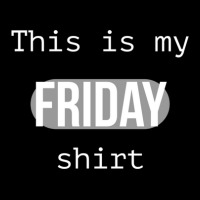 This Is My Friday Shirt Black And White V-neck Tee | Artistshot