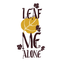 Leaf Me Alone V-neck Tee | Artistshot