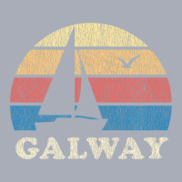 Galway Vintage Sailboat 70s Throwback Sunset Tank Dress | Artistshot