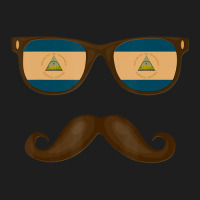 Hot Trend Nicaraguan Flag Sunglasses Mustache Nicaragua Classic T-shirt | Artistshot