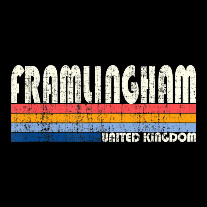 Retro Vintage 70s 80s Style Framlingham, United Kingdom V-Neck Tee by hongquangd | Artistshot