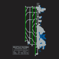 Trending Sea Seatac Seattle Airport Art T-shirt | Artistshot