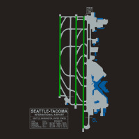 Trending Sea Seatac Seattle Airport Art Tank Top | Artistshot