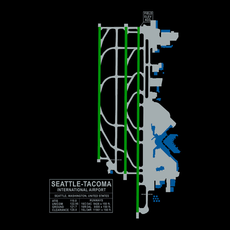 Trending Sea Seatac Seattle Airport Art V-Neck Tee by seifertmurryq3jmxs | Artistshot