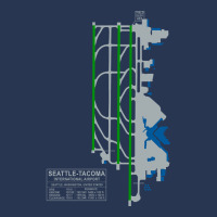 Trending Sea Seatac Seattle Airport Art Men Denim Jacket | Artistshot