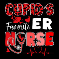 Cupid S Favorite Er Nurse Medical Valentine Day Nursing V-neck Tee | Artistshot