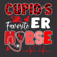 Cupid S Favorite Er Nurse Medical Valentine Day Nursing Vintage Short | Artistshot