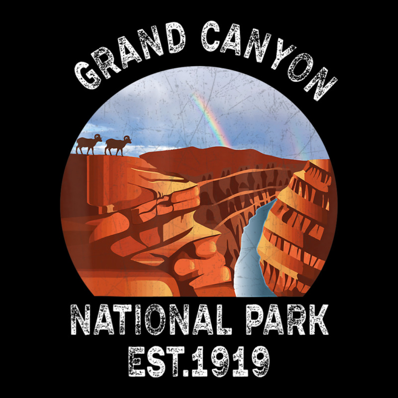 Grand Canyon National Park Arizona Vintage Retro 70s 80 Pocket T-shirt | Artistshot