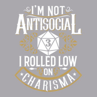 Trending Not Antisocial, Rolled Low Charisma Funny Rpg Loves Dragons Youth 3/4 Sleeve | Artistshot