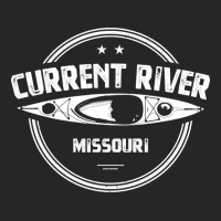 Hot Trend Current River Missouri Kayaking Ladies Fitted T-shirt | Artistshot