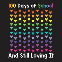 Hot Trend Cute 100 Days Of School And Still Loving It Hearts 100th Day T-shirt | Artistshot