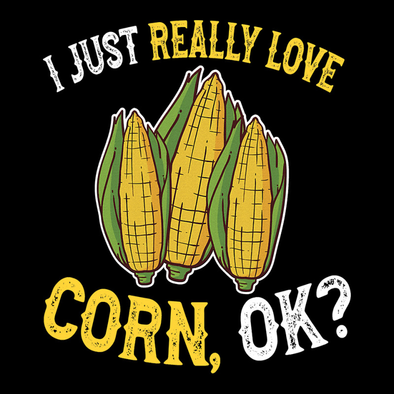 I Love Corn Ok  Cute And Funny Corn On The Cob Adjustable Cap | Artistshot