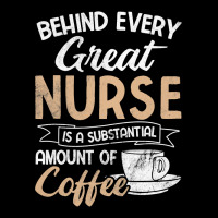 Behind Every Great Nurse Substantial Coffee Rn Nurse Youth Jogger | Artistshot