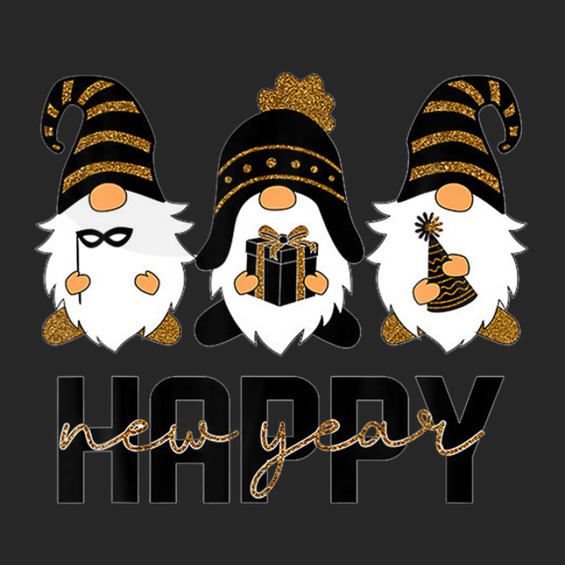 Black And Gold Holiday Gnomes Funny New Year 2023 Men's T-shirt Pajama Set | Artistshot