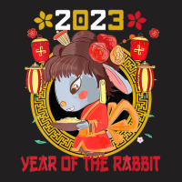 Year Of The Rabbit 2023 Chinese New Year 2023 Boy Girls Gift T-shirt | Artistshot