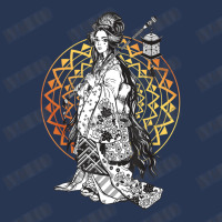 Japanese Geisha In Kimono Tokyo Floral Mandala Men Denim Jacket | Artistshot